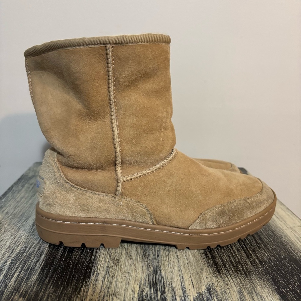 Classic Warm Cozy Outdoor Cold Weather Trendy Furry Womens Boots | Women Size 8